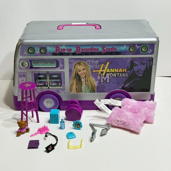 Hannah Montana Other - Hannah Montana Pop-Up Recording Studio Tour Bus for Dolls 2007 MUSIC WORKS
